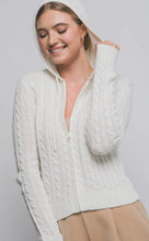 Load image into Gallery viewer, Love Tree Zip Cable Hoody
