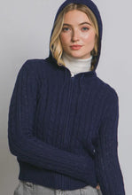 Load image into Gallery viewer, Love Tree Zip Cable Hoody
