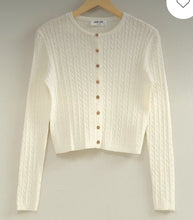 Load image into Gallery viewer, Double Zero Cable Knit Cardigan

