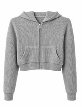 Load image into Gallery viewer, KatieJ TWEEN BRYNN WAFFLE LOUNGE HOODIE
