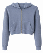 Load image into Gallery viewer, KatieJ TWEEN BRYNN WAFFLE LOUNGE HOODIE
