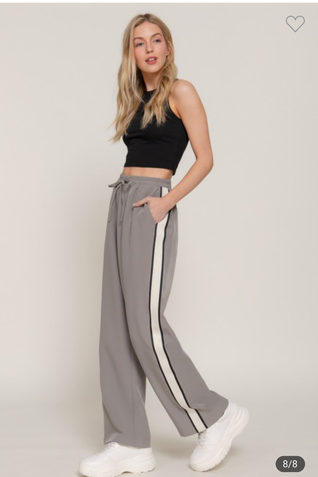Active Basic Side Stripe Pants