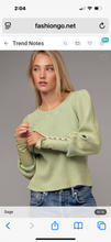 Load image into Gallery viewer, Urban Daizy Thermal Puff Sleeve LS Top
