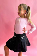 Load image into Gallery viewer, Vegan Leather Gem Skirt
