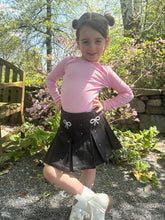 Load image into Gallery viewer, Vegan Leather Gem Skirt
