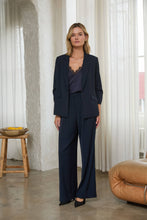 Load image into Gallery viewer, Eco-Friendly Recycled Poly Shirred Sleeve Blazer
