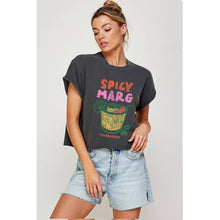 Load image into Gallery viewer, SPICY MARG VINTAGE GRAPHIC CROP TOP
