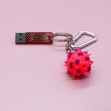 Load image into Gallery viewer, Assorted Spiky Y2K Sensory Fidget Ball Keychains- SET 12
