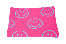 Load image into Gallery viewer, Happy Face &amp; Lightning Plush Throw Blankets
