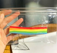 Load image into Gallery viewer, Rainbow Sour Sanded Candy Squishy Toy squeeze fidget toy
