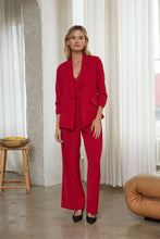 Load image into Gallery viewer, Eco-Friendly Recycled Poly Shirred Sleeve Blazer
