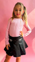 Load image into Gallery viewer, Vegan Leather Gem Skirt
