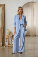 Load image into Gallery viewer, Eco-Friendly Recycled Poly Shirred Sleeve Blazer
